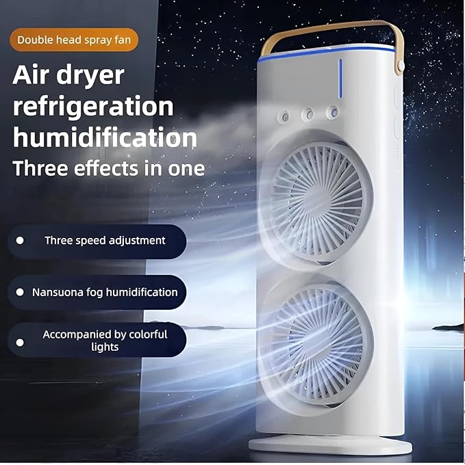 Rechargeable Double-Ended Spray Fan Remote Controlled