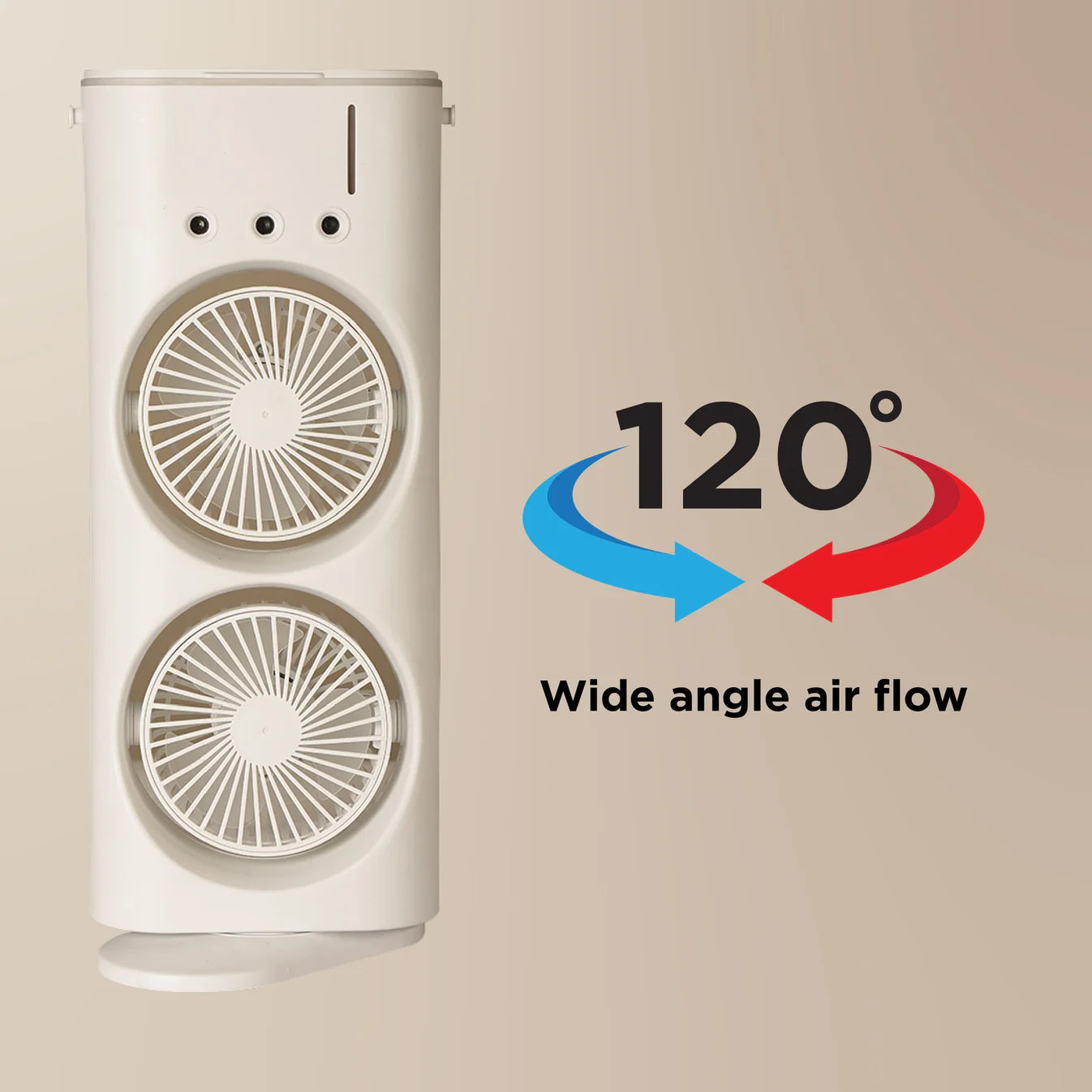 Rechargeable Double-Ended Spray Fan Remote Controlled