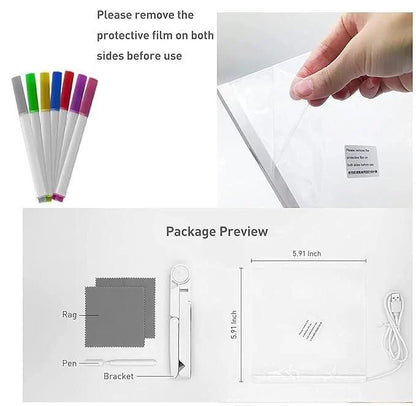 ARTISTIC™ 3D Glowing Doodle & Writing Board 🎨