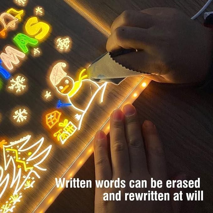 ARTISTIC™ 3D Glowing Doodle & Writing Board 🎨